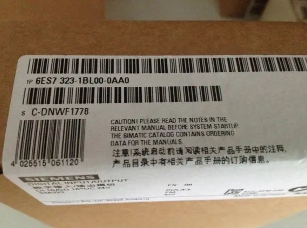 6ES7 323-1BL00-0AA0 6ES7323-1BL00-0AA0 1pc New Siemens free shipping