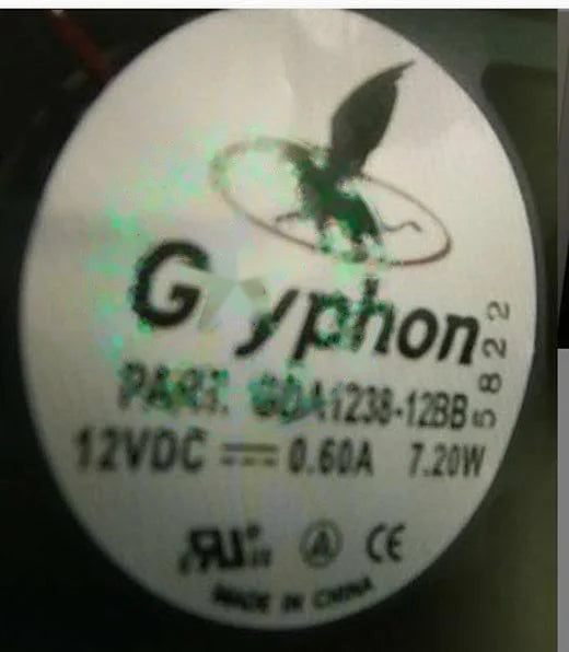 1pc new fan GDA1238-12BB 12VDC 0.60A 7.20W GRYPHON 2 120*120*38 freeship
