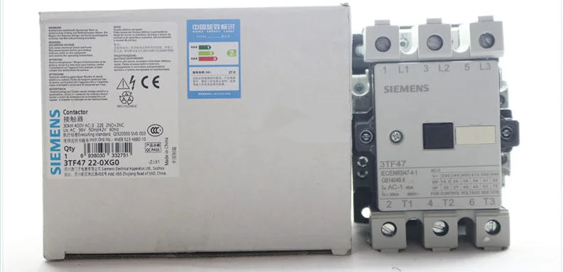 New Siemens 3TF4722-0XG0 AC contactor free shipping