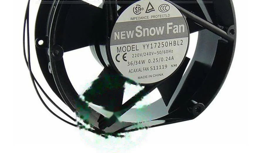 1pc new fan YY17250HBL2 AC220V-240V SNOWFAN 172*150*50MM freeship