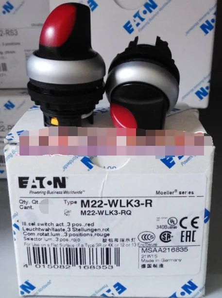 1PC NEW EATON MOELLER M22-WLK3-R free shipping