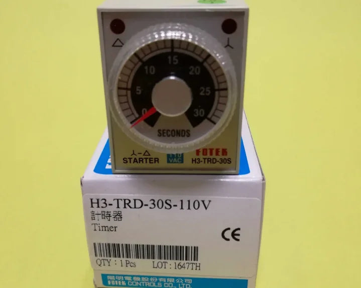 1pc FOTEK H3-TRD-30S-110V Time relay free shipping