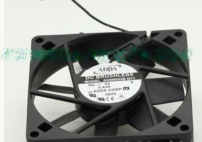 1pc fan new AD0805HB-D71 5V 0.43A D80SH-24 DC24V 0.19A ADDA