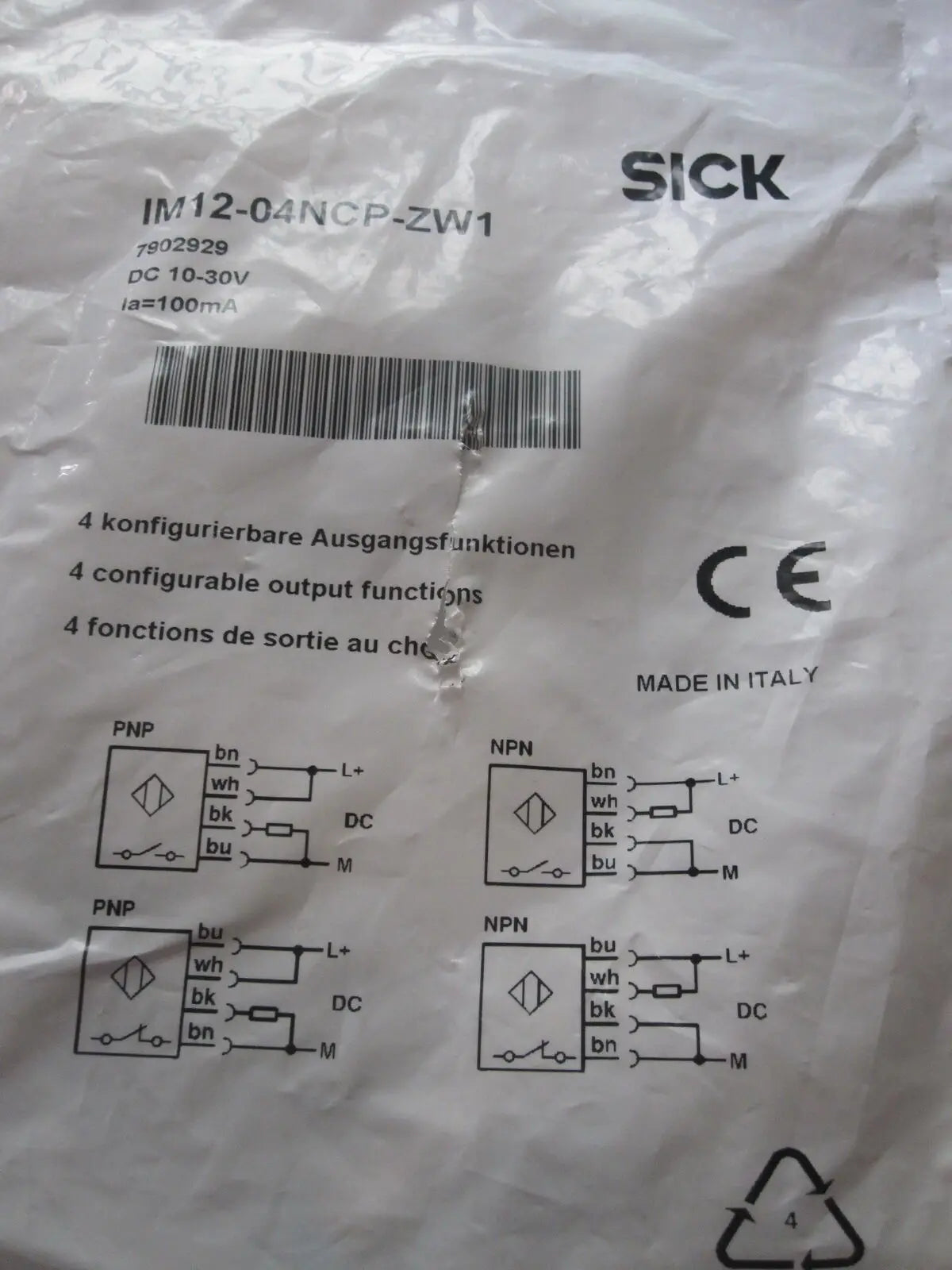 IM12-04NCP-ZW1 IM1204NCPZW1 SICK NEW IN BOX free shipping