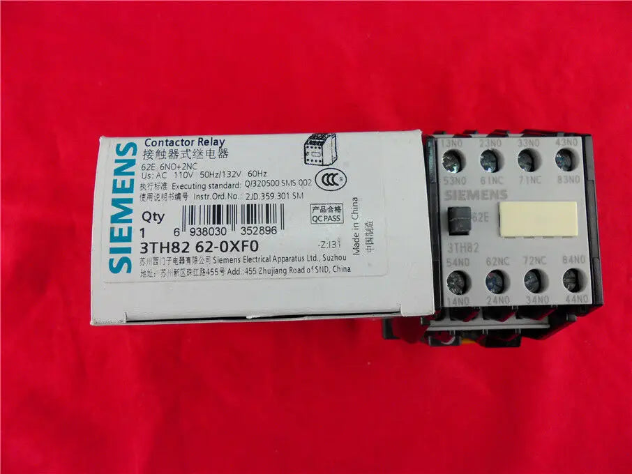 New Siemens 3TH8262-0XF0 3TH82 62-0XF0 relay free shipping