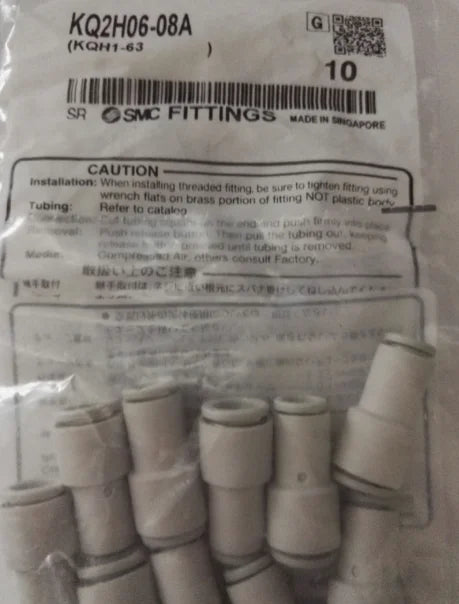 KQ2H06-08A KQ2H0608A 10pcs/bag NEW SMC Pneumatic fittings free ship