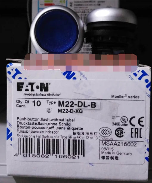 1PC  NEW   EATON  MOELLER  M22-DL-B   free shipping