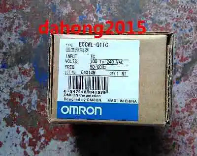New in Box Omron Temperature Controller E5CWL-Q1TC 100-240VAC