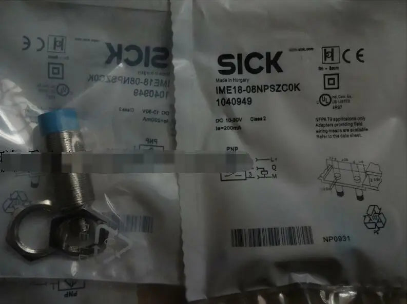 IME18-08NPSZC0S 10-30VDC 1pc NEW SICK Proximity switch