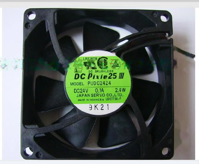 1pc new fan PUDC24Z4 DC24V 0.1A 2.4W 80*80*25 freeship