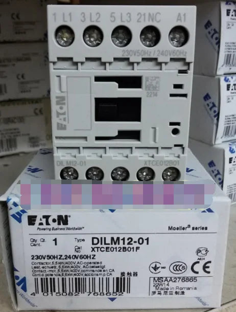 1PC NEW EATON MOELLER DILM12-01 230V50Hz,240V60Hz free shipping