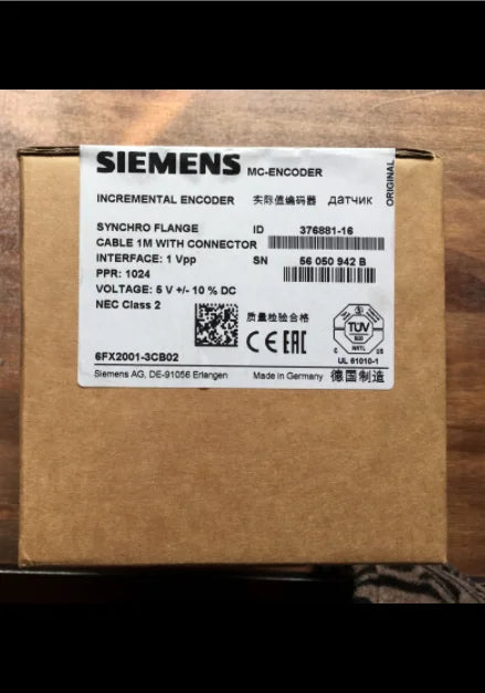 New Siemens 6FX2001-3CB02 encoder free shipping