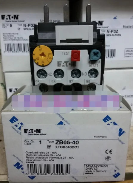 1PC  NEW   EATON  MOELLER  ZB65-40  24-40A  free shipping