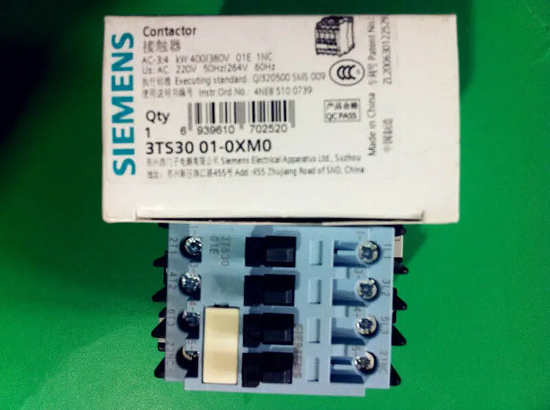 1pc      Siemens  3TS3001-0XM0   3TS3001-0X   Ac contactor   free shipping