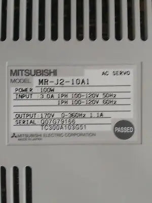 Mitsubishi MR-J2-10A1 NEW IN BOX