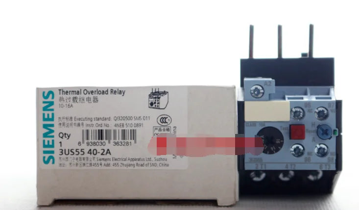 1pc     Siemens  3US5540-2A   10-16A   Thermal  relay   free shipping