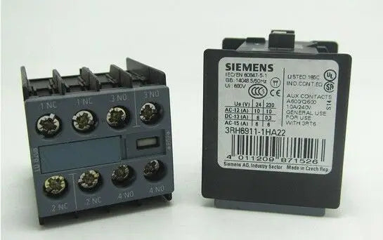 1pc     Siemens   3RH6911-1HA22  Auxiliary contact  free shipping