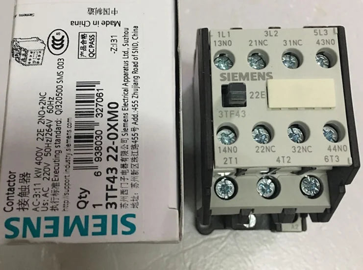 New SIEMENS 3TF4322-0XM0 AC220V Ac contactor free shipping