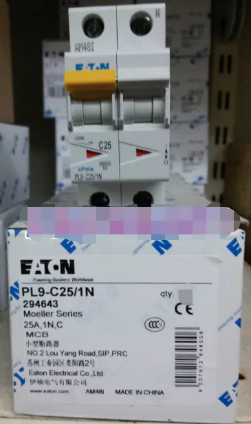 1PC  NEW   EATON  MOELLER   PL9-C25/1N   free shipping