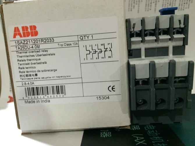 TA25DU-4.0M TA25DU4.0M 1PC New ABB thermal relay 2.8-4A free shipping