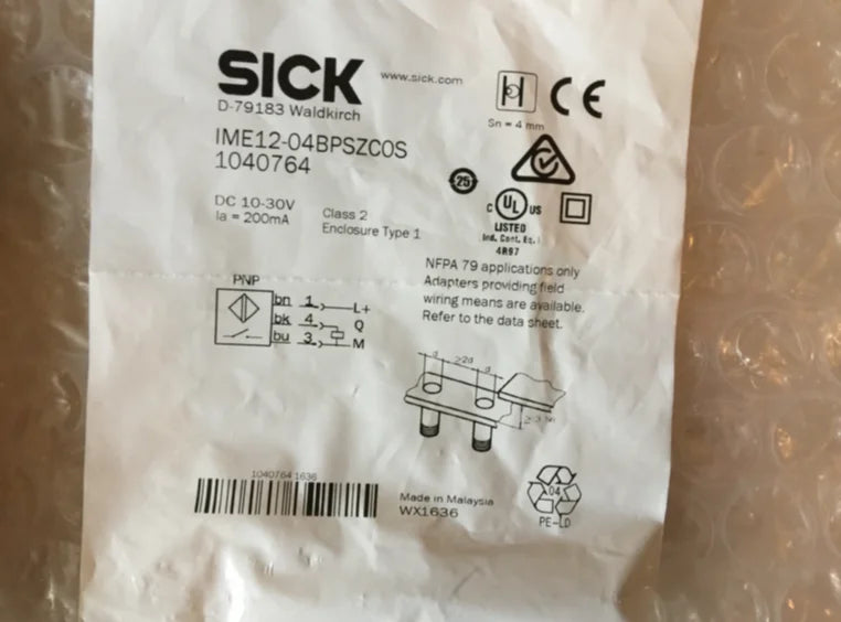 IME12-04BPSZC0S IME1204BPSZC0S 1PC New SICK Photoelectric Switch free ship