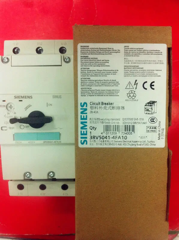 1pc      Siemens   3RV5041-4FA10  28-40A   circuit  breaker   free shipping