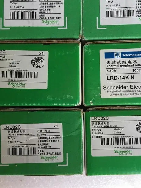1pc LR-D02C LRD02C 0.16-0.25A New Schneider Relay free shipping
