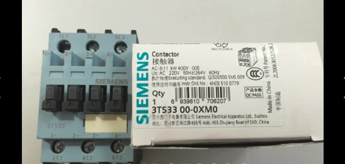 1pc     Siemens  3TS3300-0XM0  3TS3300-0X  25A 220V  contactor  free shipping