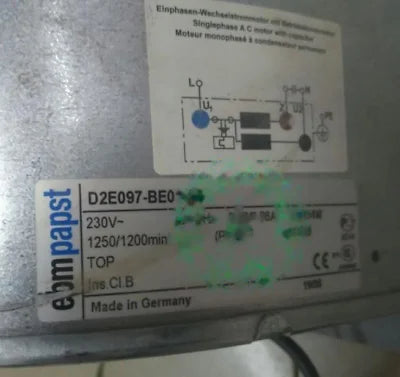 1pc fan new D2E097-BE01-65 230V D2E097-BE01-02 ebmpapst