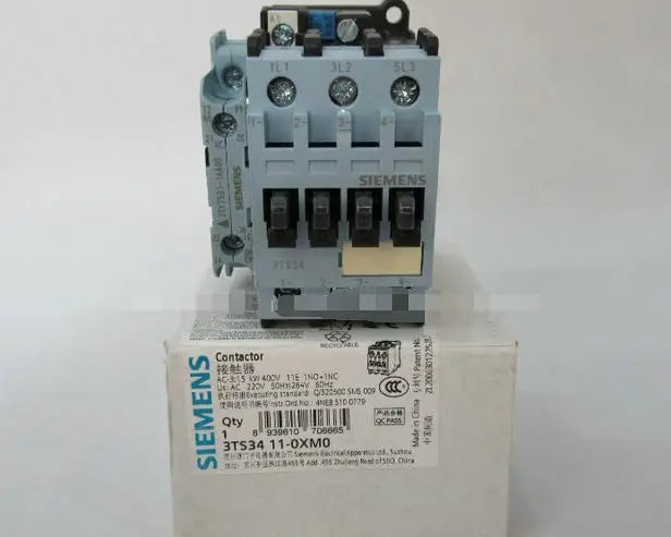 3TS3411-0XM0 3TS34 11-0XM0 220VAC New Siemens Contactor free shipping