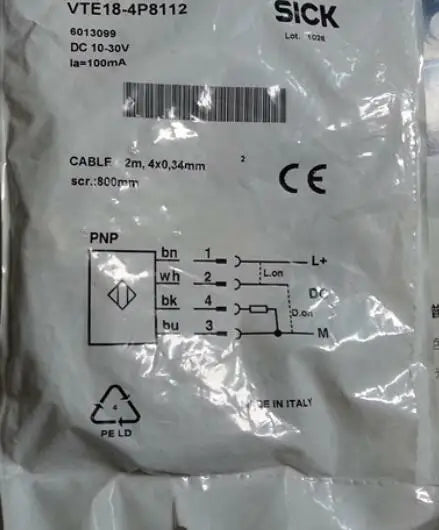 VTE18-4P8112 1pc NEW SICK Proximity switch