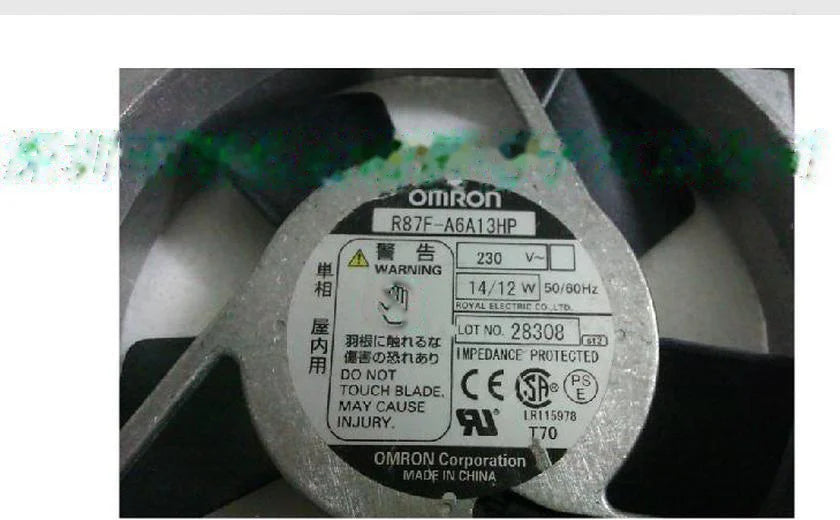 1pc new fan R87F-A6A13HP 230V 14/12W OMRON 120*120*25 freeship
