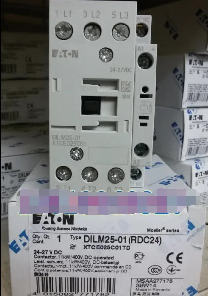 1PC  NEW   EATON  MOELLER   DILM25-01(RDC24)    free shipping