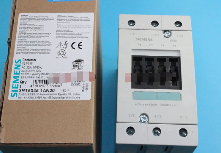 New Siemens 3RT5045-1AN20 contactor free shipping