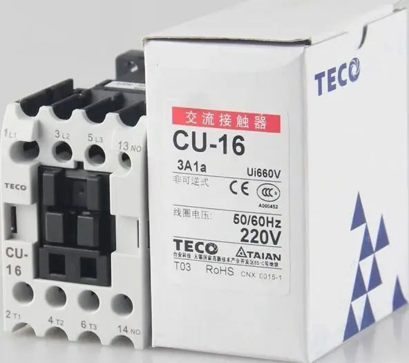 CU-16 CU 16 220VAC New TECO Contactor free ship