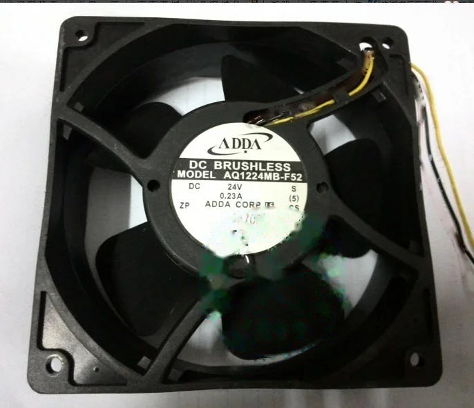 1pc new fan AQ1224MB-F52 ADDA DC24V 0.23A 120*120*38 freeship