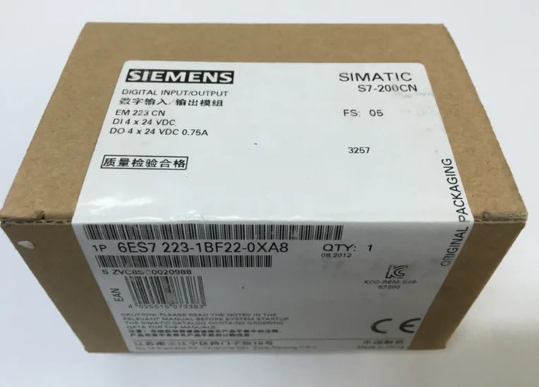 6ES7 223-1BF22-0XA8 6ES7223-1BF22-0XA8 1PC NEW SIEMENS expansion unit free ship