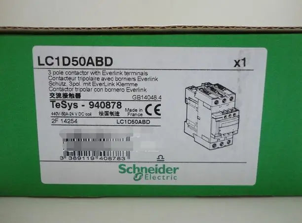LC1D50ABD LC1-D50ABD DC24V NEW in box Schneider Contactor free shipping