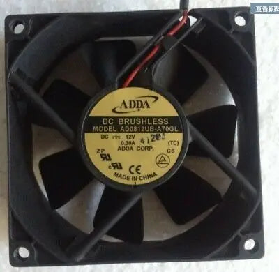 1pc new ADDA AD0812UB-A70GL 8025 12V 0.30A