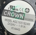 1pc fan new AGE15051B24M AGE15051B24J 24V 1.91A CROWN