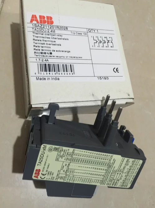 TA25DU-2.4M TA25DU2.4M 1PC New ABB thermal relay 1.7-2.4A free shipping