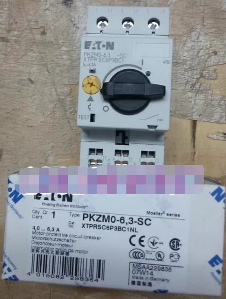 1PC NEW EATON MOELLER PKZM0-6.3-SC PKZM0-6,3-SC free shipping