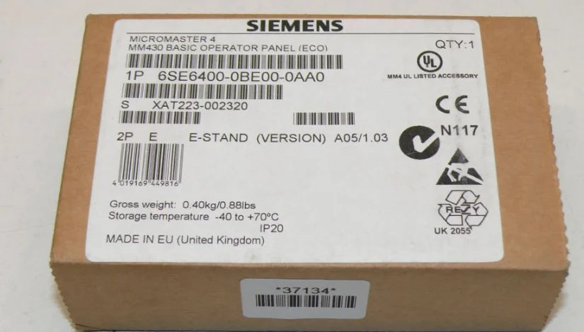 New  Siemens  6SE6400-0BE00-0AA0  PANEL  free shipping