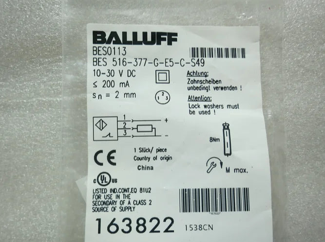 BES 516-377-G-E5-C-S49 1PC NEW BALLUFF Sensor free shipping