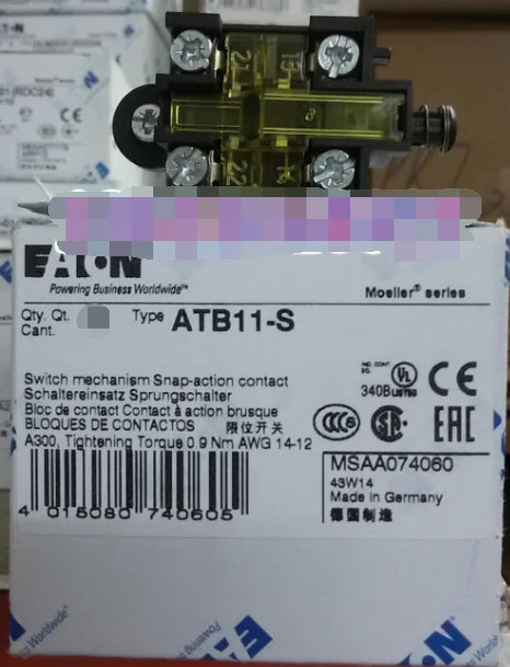 1PC NEW EATON MOELLER ATB11-S free shipping