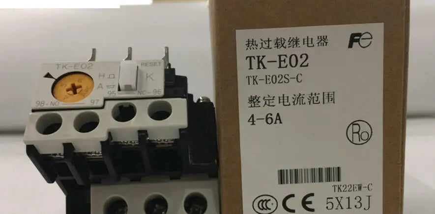 TK-E02 TKE02 4-6A 1PC FUJI Thermal Overload Relay New