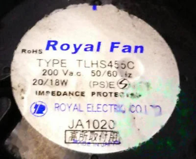 1pc fan new TLHS455C TLHS455C 200V 20/18W ROYALFAN