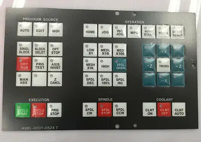 1PC New FANUC membrane keysheet keypad A98L-0001-0524T A98L-0001-0524#T