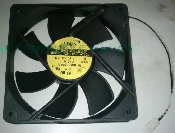 1pc new fan AD1212LB-A71GL DC12V 0.24A ADDA 120*120*25 freeship