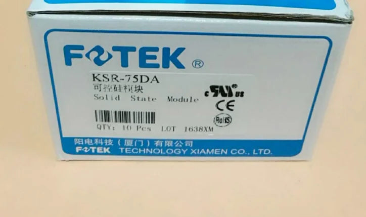 1pc FOTEK KSR-75DA Solid state relay free shipping